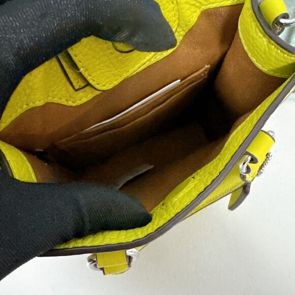 Coach CJ501 North South Mini Tote With Signature Canvas - Picture 6 of 8